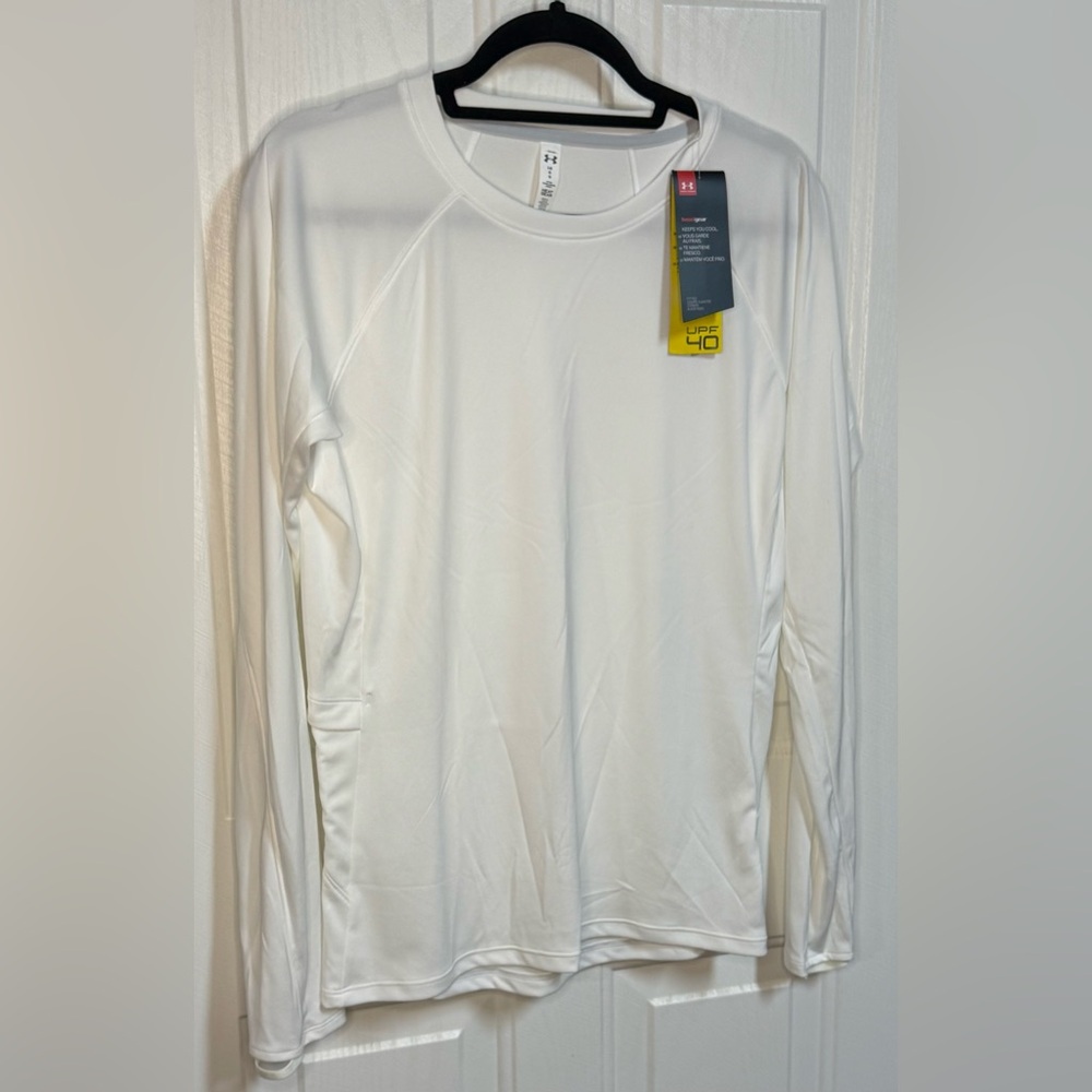 Under Armour  White Long Sleeve Shirt